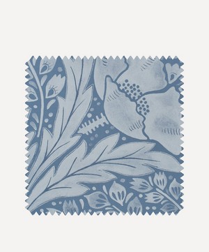 Liberty Interiors - Wallpaper Swatch – Tudor Poppy in Lapis image number 0
