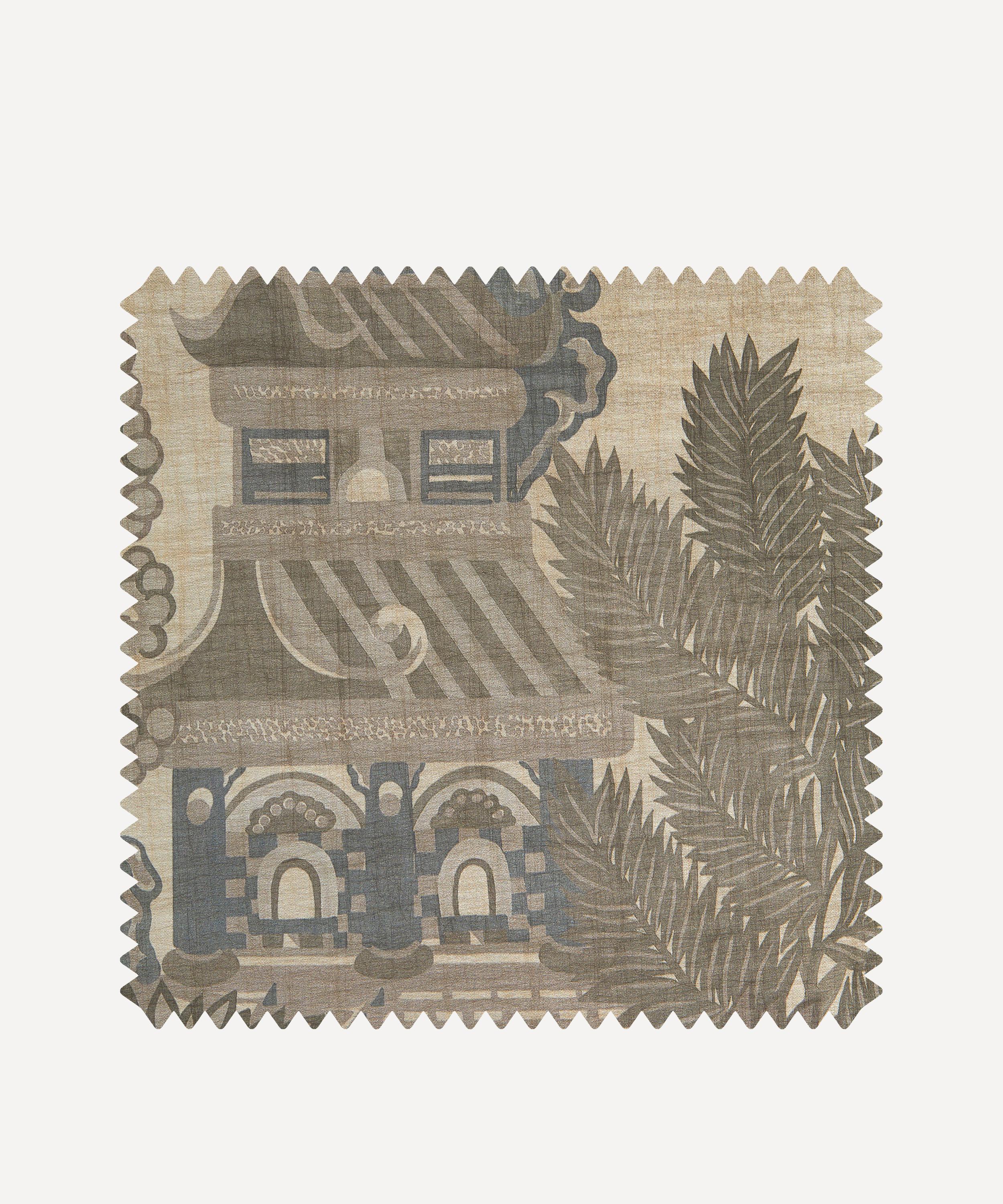 Liberty Interiors - Wallpaper Swatch – Floating Palace in Pewter