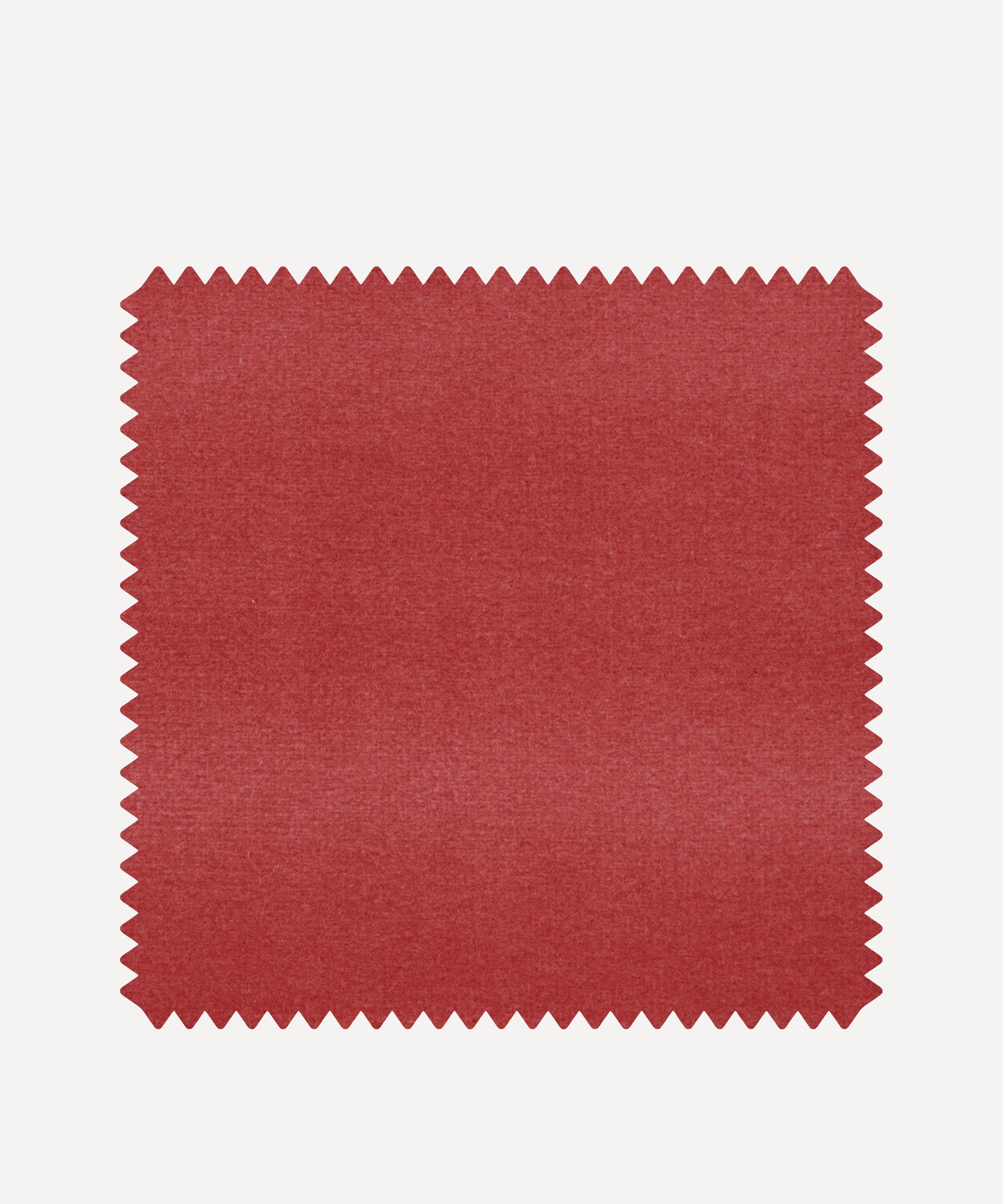 Liberty Interiors - Fabric Swatch - Cotton Velvet in Lacquer image number 0