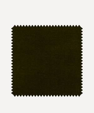 Fabric Swatch - Cotton Velvet in Moss