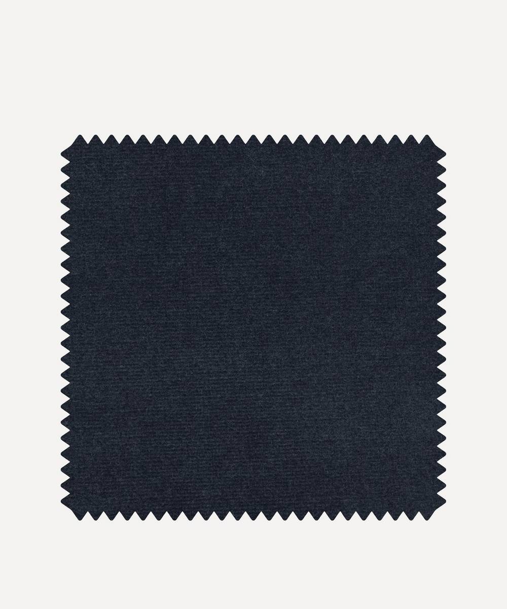 Liberty Interiors - Fabric Swatch - Cotton Velvet in Ink