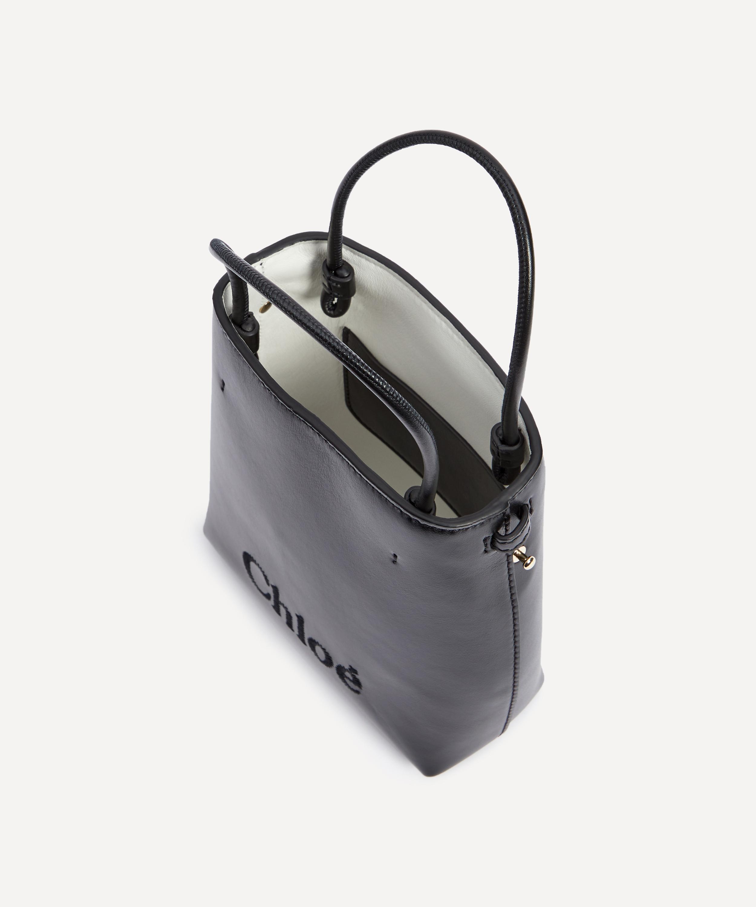 Chloé Micro Sense Crossbody Tote Wild Grey