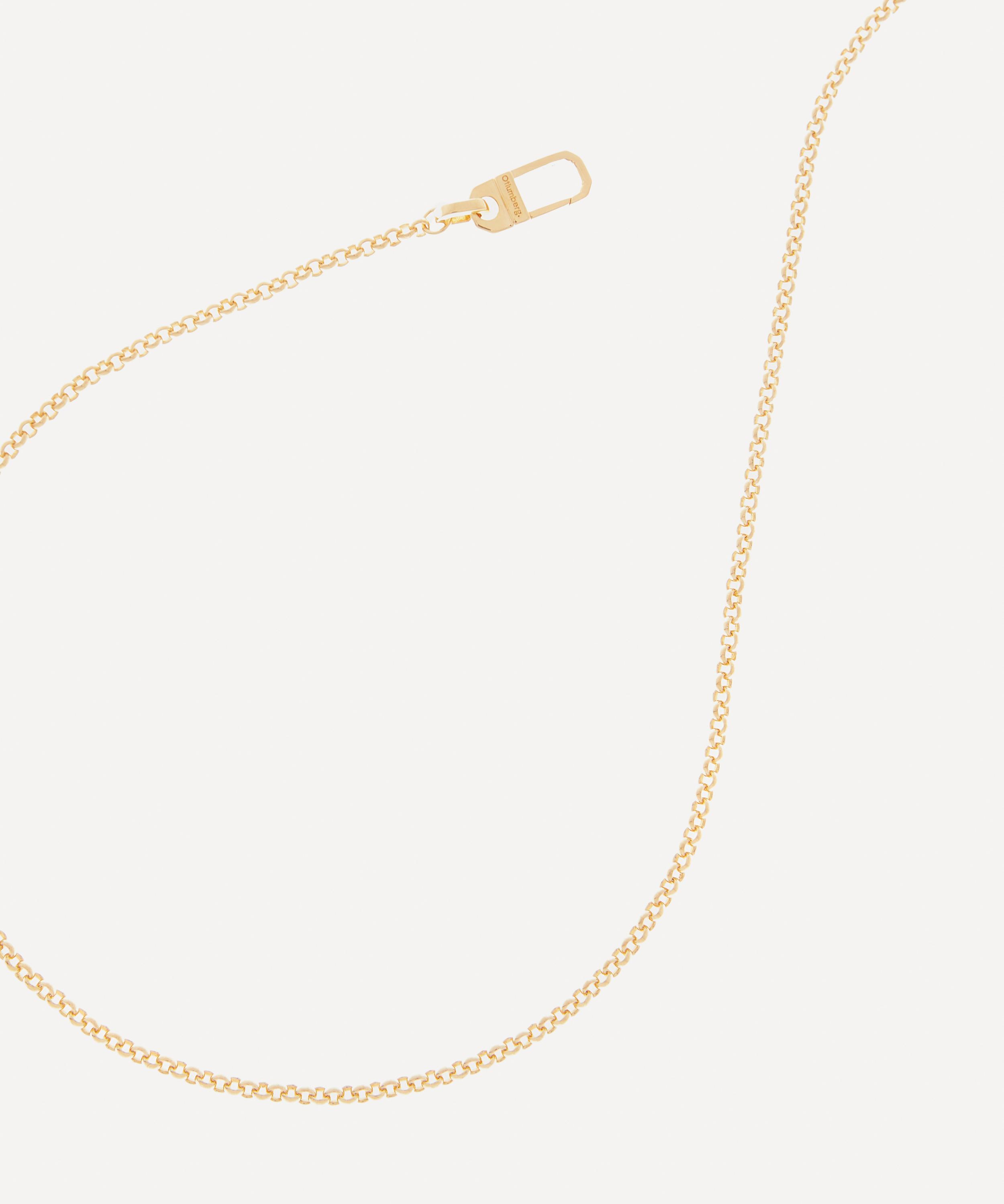Otiumberg - 9ct Gold-Plated Vermeil Silver Hex Necklace image number 2