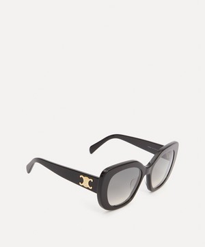 Celine - Acetate Oversized Cat-Eye Sunglasses image number 2