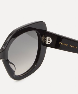 Celine - Acetate Oversized Cat-Eye Sunglasses image number 3