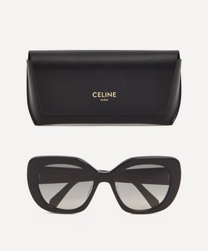 Celine - Acetate Oversized Cat-Eye Sunglasses image number 4