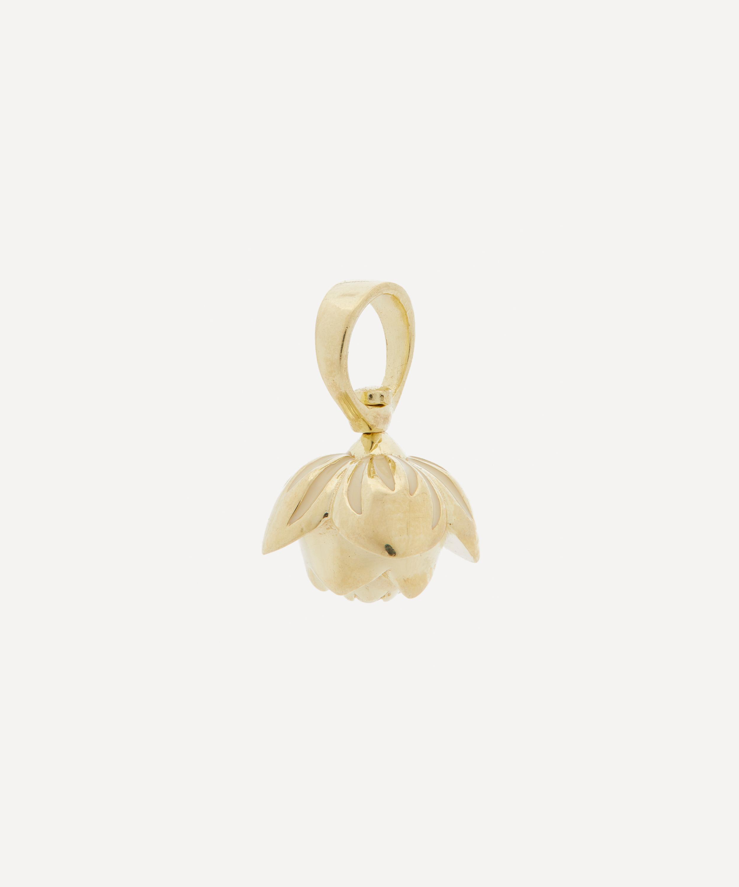 Anna + Nina - 14ct Gold-Plated Parrot Tulip Charm