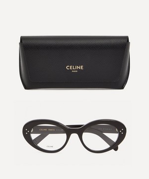 Celine - Acetate Cat-Eye Optical Glasses image number 3