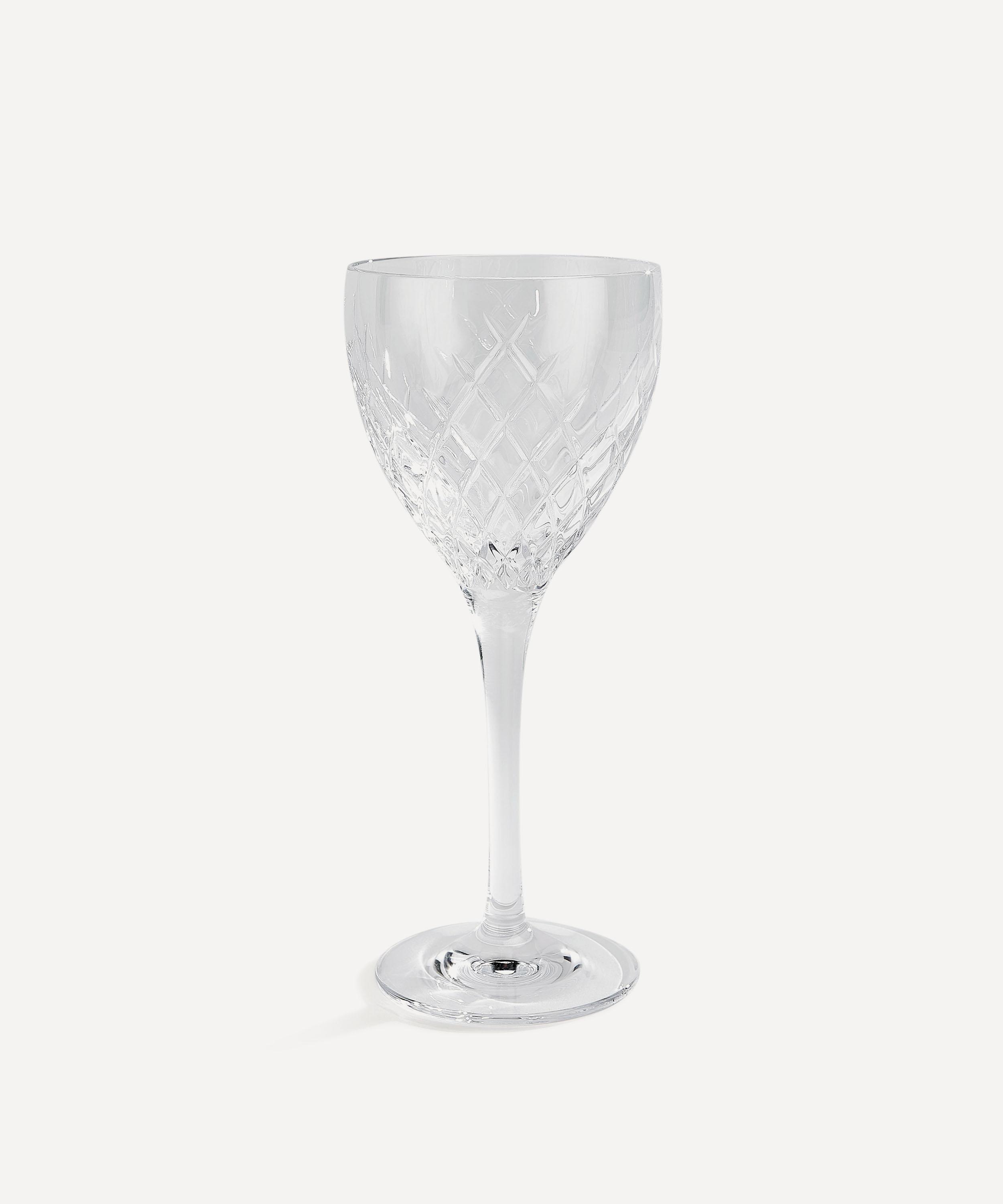 Soho Home Barwell Cut Crystal White Wine Glass | Set of 4