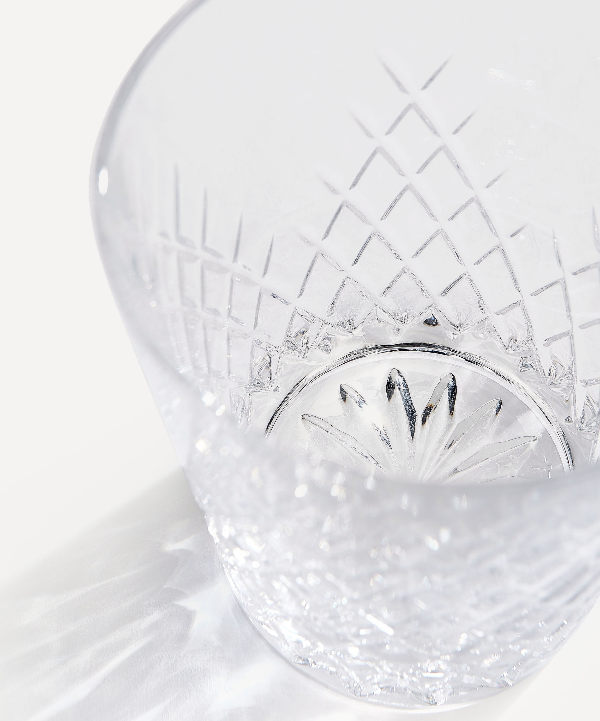 Soho Home Barwell Cut Crystal Rocks Glass | Set of 4