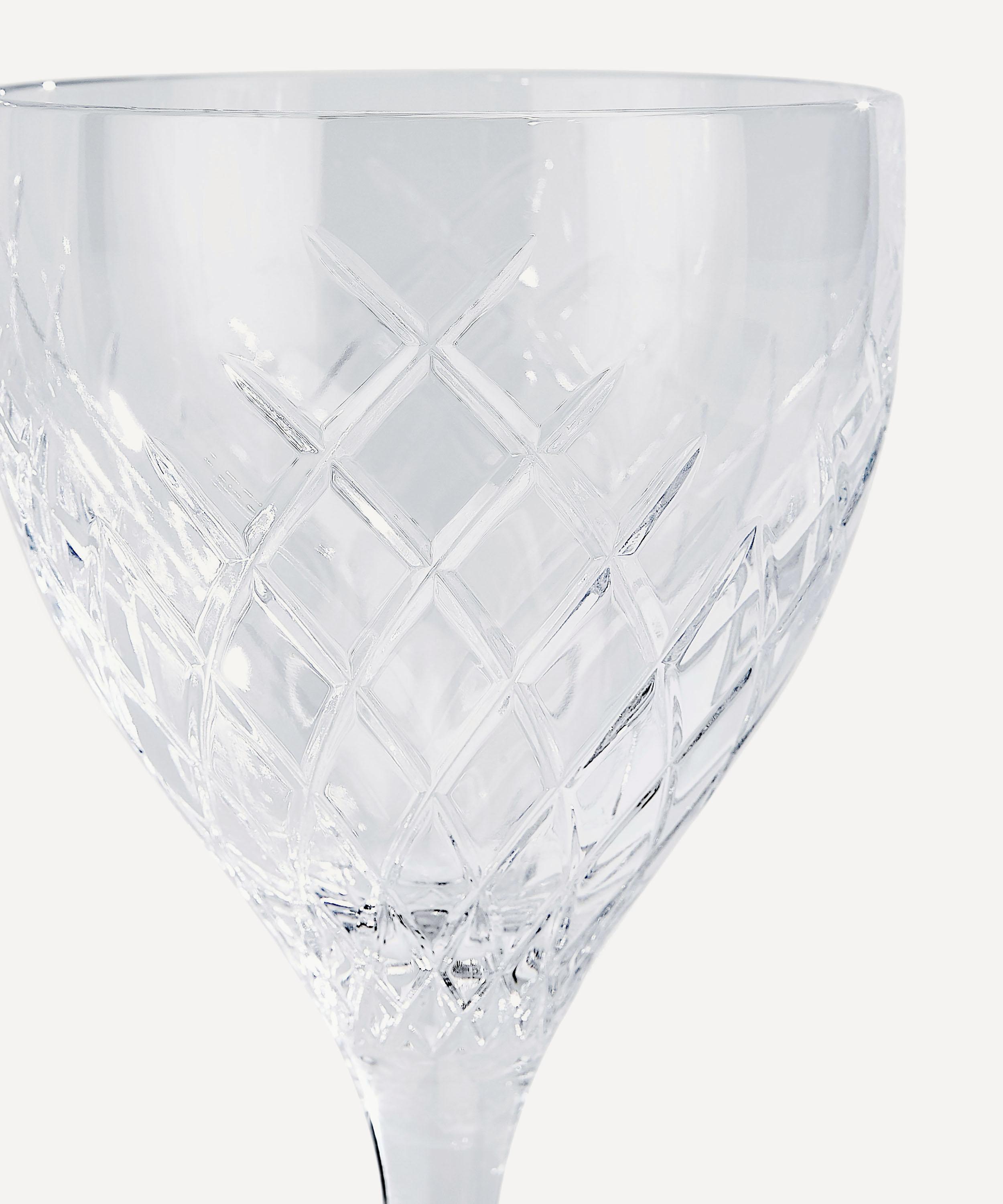 Soho Home Barwell Cut Crystal White Wine Glass | Set of 4