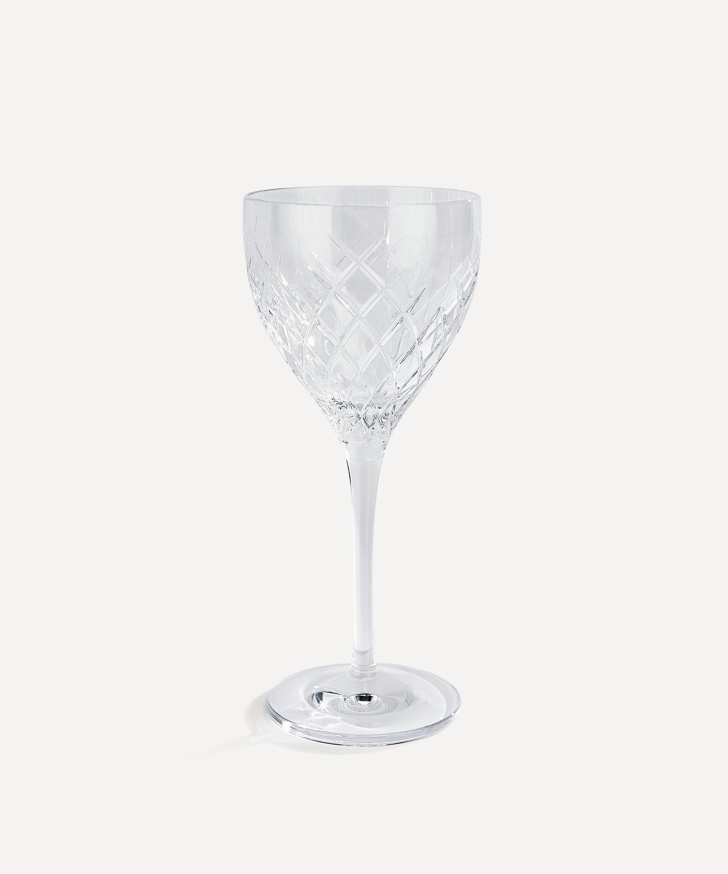 Soho Home Barwell Cut Crystal White Wine Glass | Set of 4