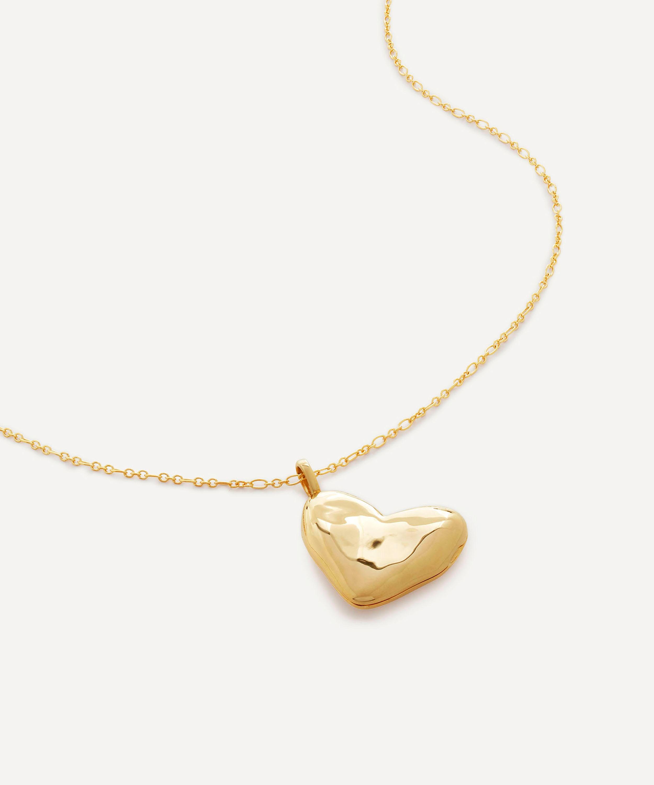 Monica Vinader - 18ct Gold-Plated Vermeil Silver Heart Locket image number 2