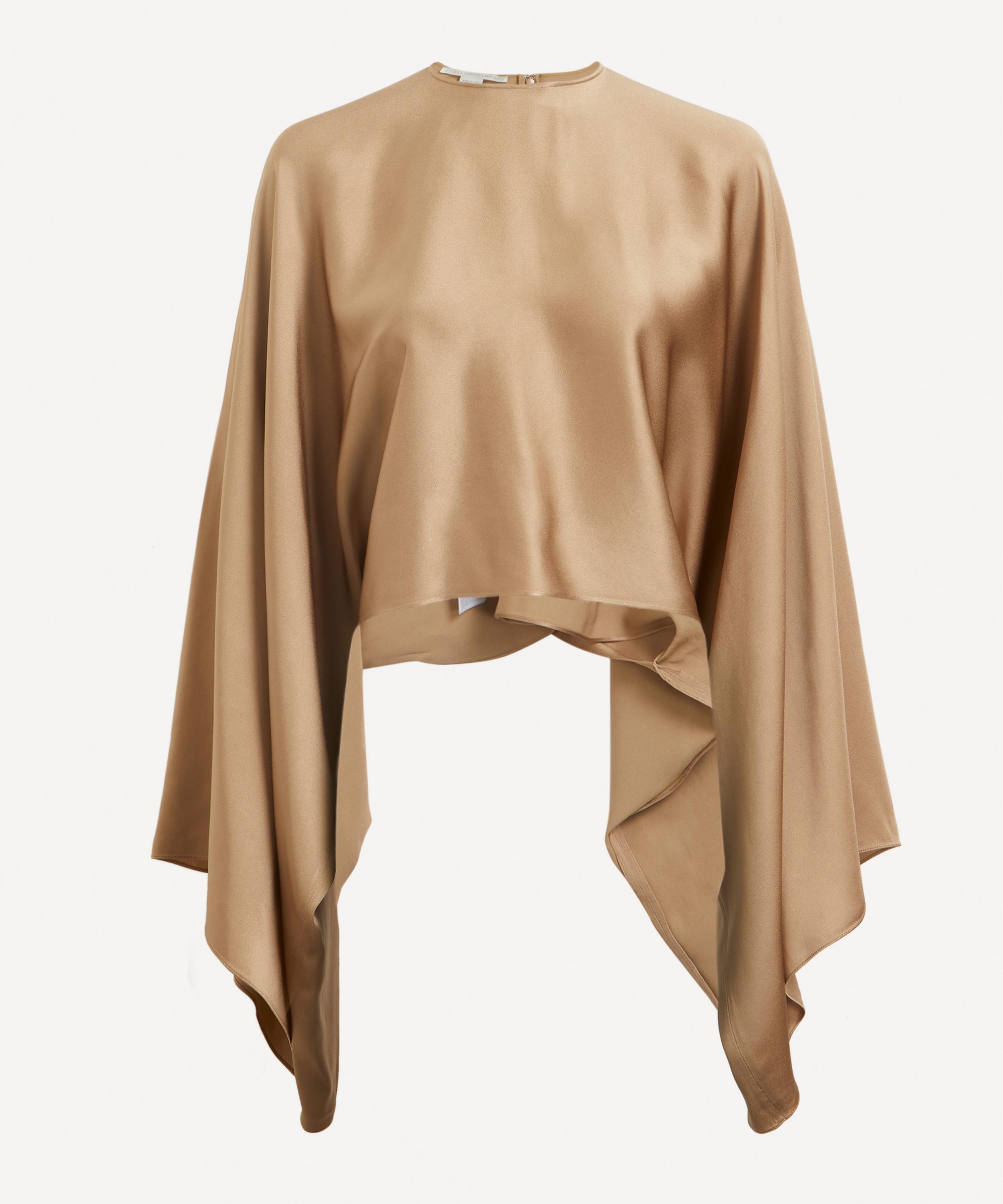 【送料&関税込】Stella McCartney Salmon Satin Blouse P01019265.jpg