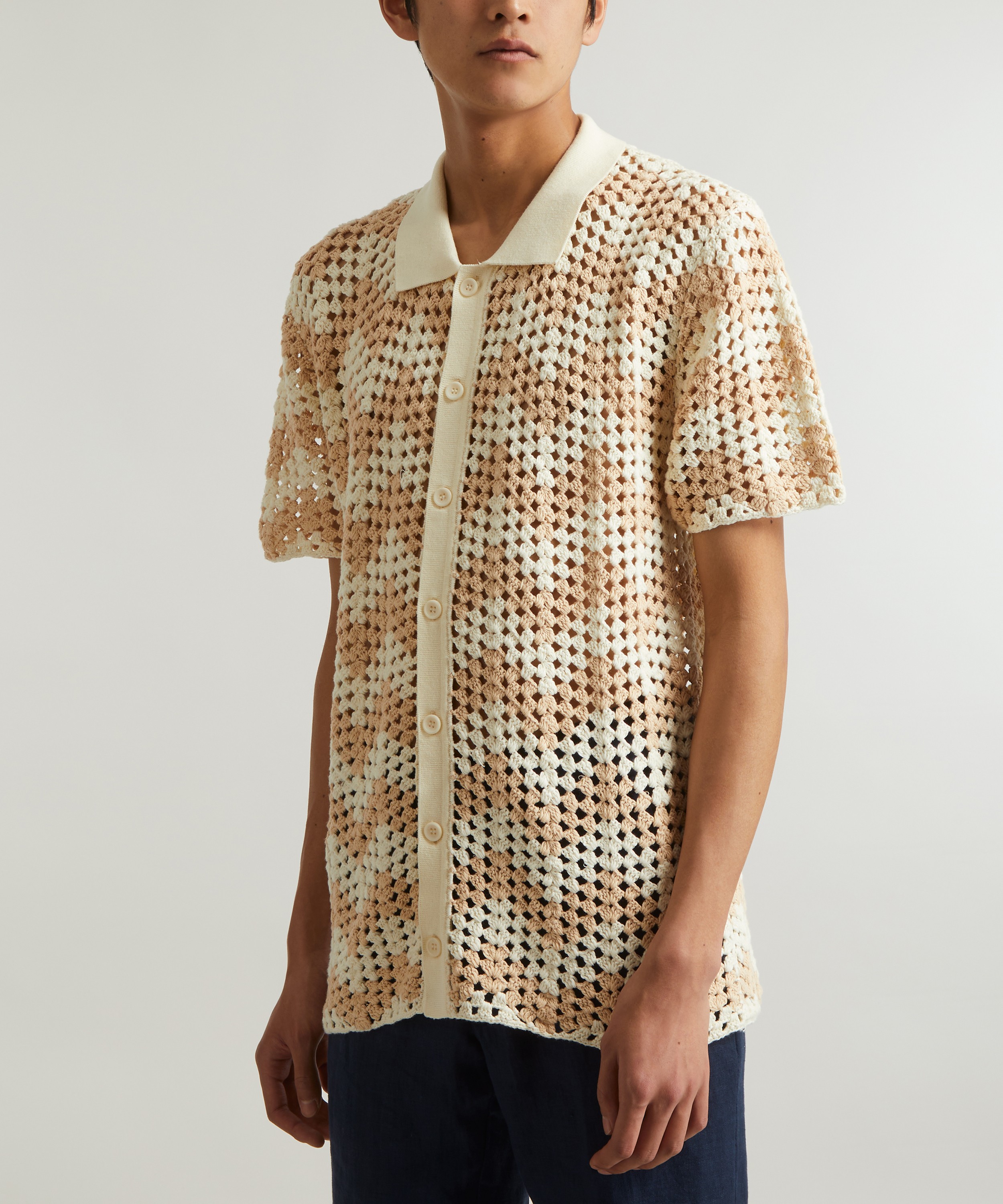 Percival Crochet Cabin Weave Shirt | Liberty