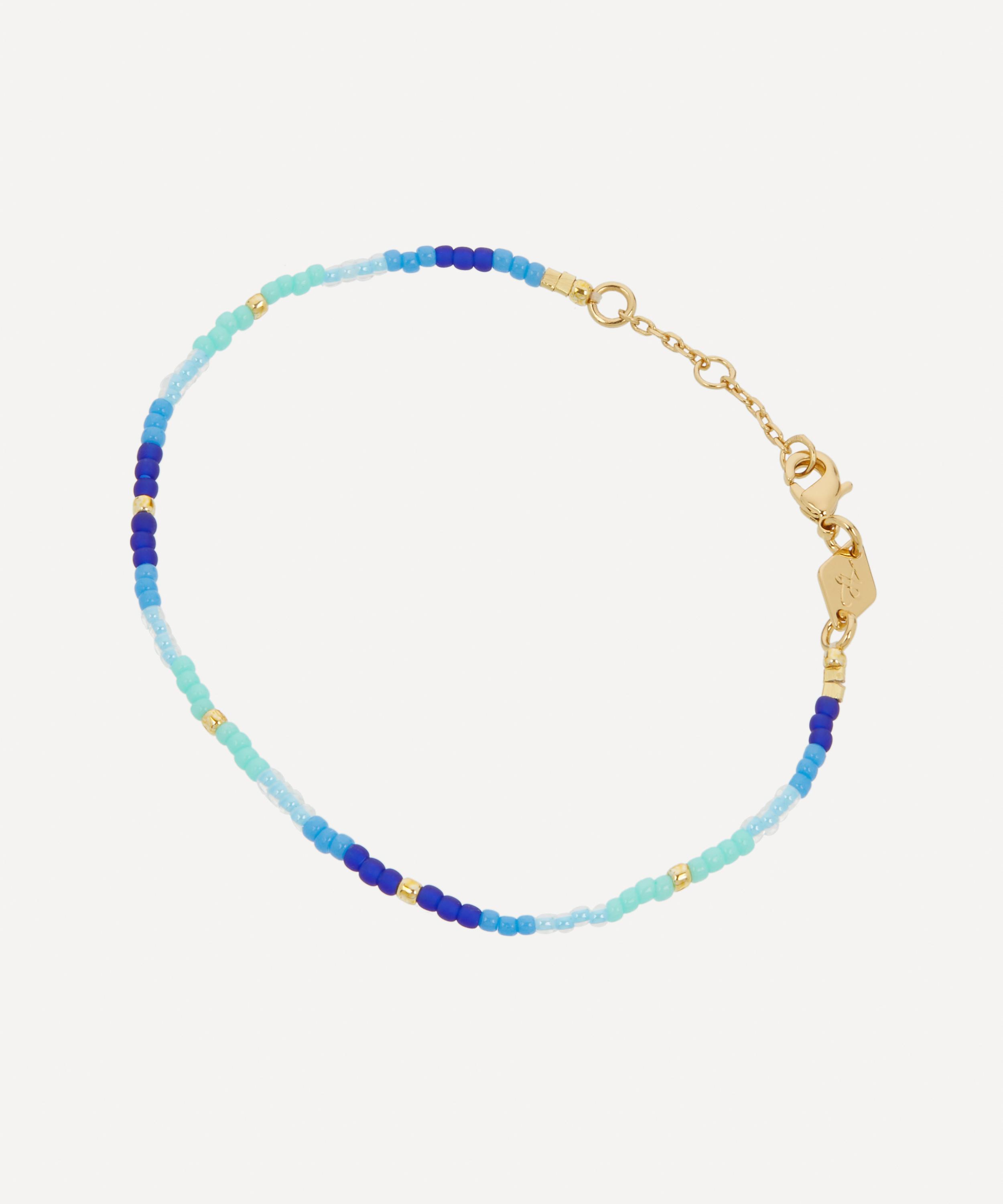 ANNI LU - 18ct Gold-Plated Tie Dye Bead Bracelet image number 1