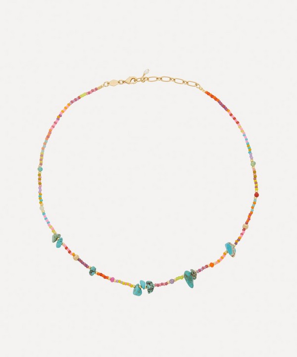 ANNI LU - 18ct Gold-Plated Secret Beach Bead Necklace image number null