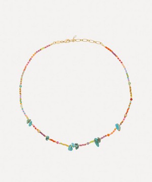 ANNI LU - 18ct Gold-Plated Secret Beach Bead Necklace image number 0