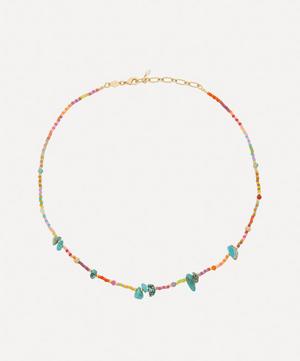 ANNI LU - 18ct Gold-Plated Secret Beach Bead Necklace image number 0
