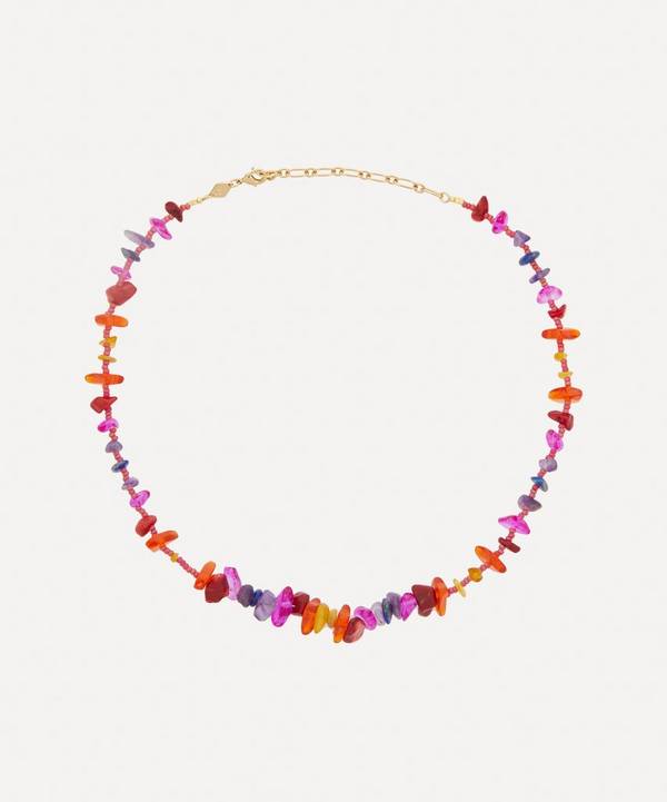 ANNI LU - 18ct Gold-Plated Reef Bead Necklace