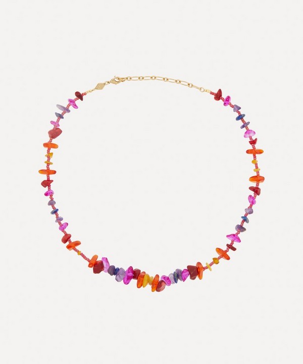 ANNI LU - 18ct Gold-Plated Reef Bead Necklace image number 0