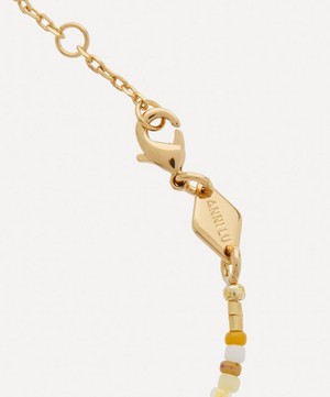 ANNI LU - 18ct Gold-Plated Rainbow Nomad Bead Bracelet image number 2