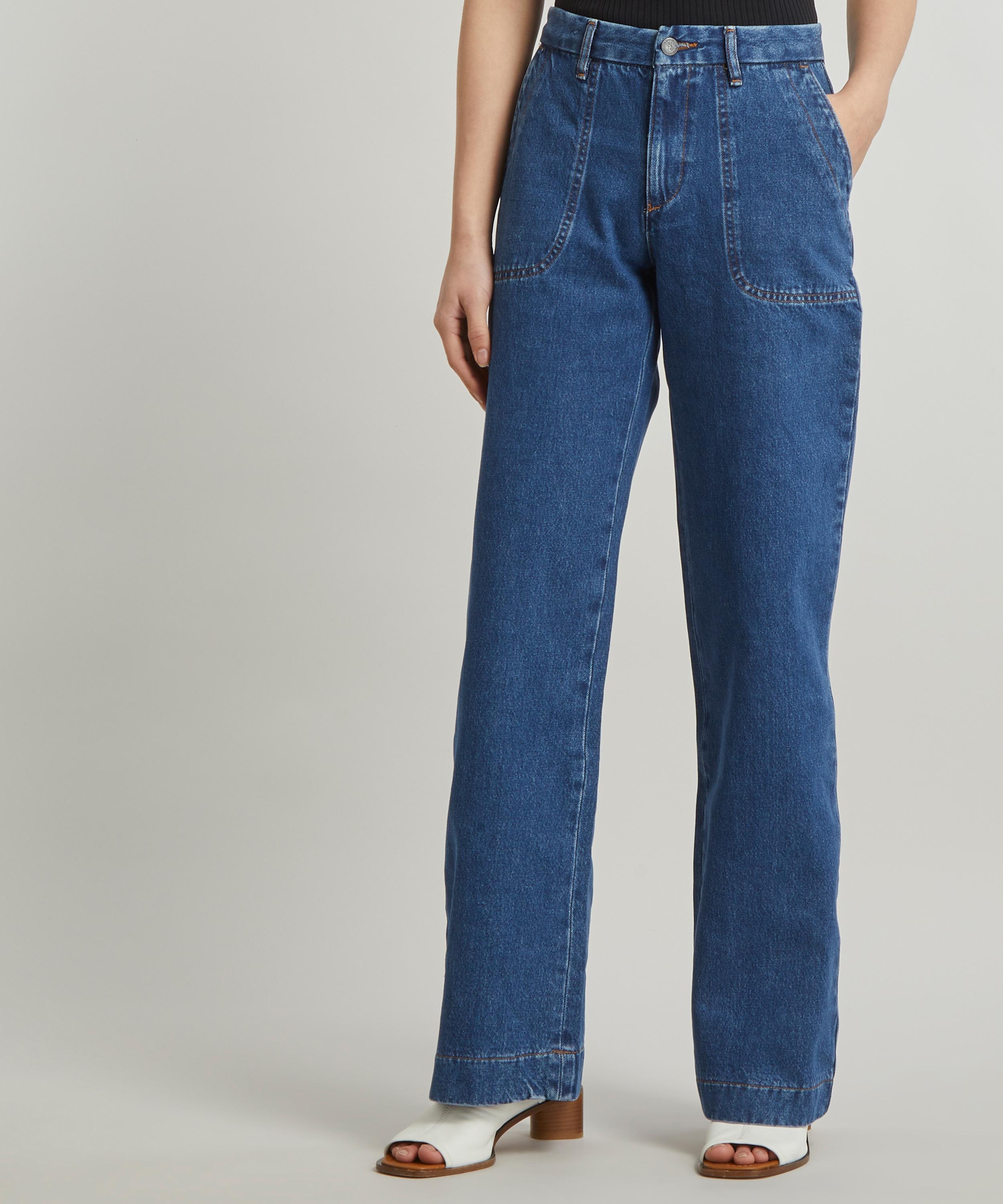 A.P.C. Seaside Wide-Leg Jeans | Liberty