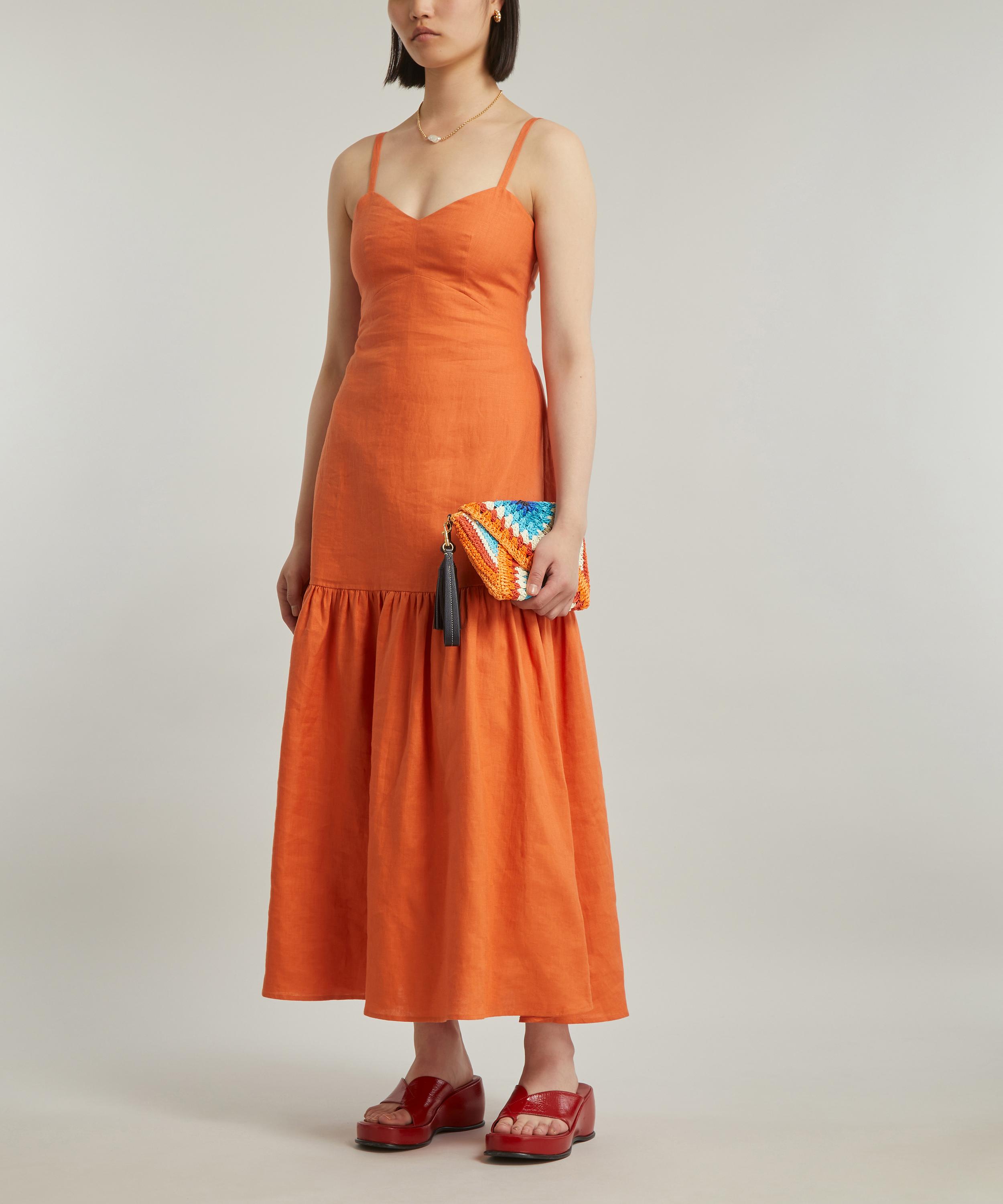 peony - Tie-Back Midi Dress image number 1