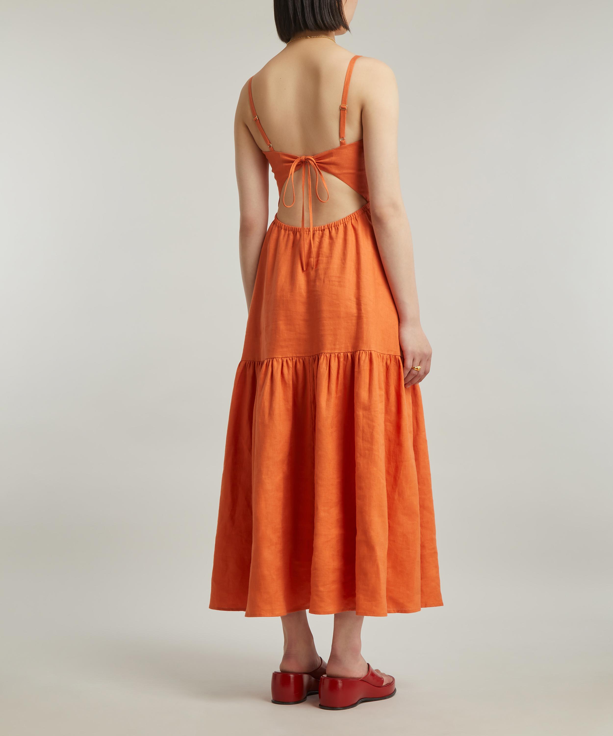 peony - Tie-Back Midi Dress image number 3