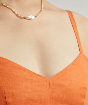 peony - Tie-Back Midi Dress image number 4