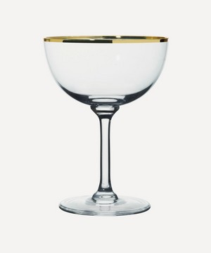 The Vintage List - Crystal Champagne Saucers Set of Six image number 0