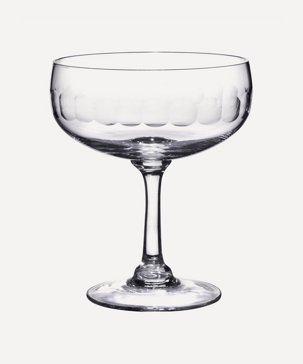 The Vintage List - Crystal Cocktail Glasses Set of Four