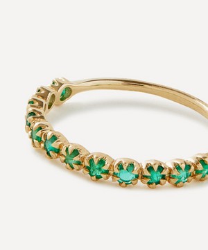Pascale Monvoisin - 9ct Gold Ava No.2 Emerald Ring image number 2