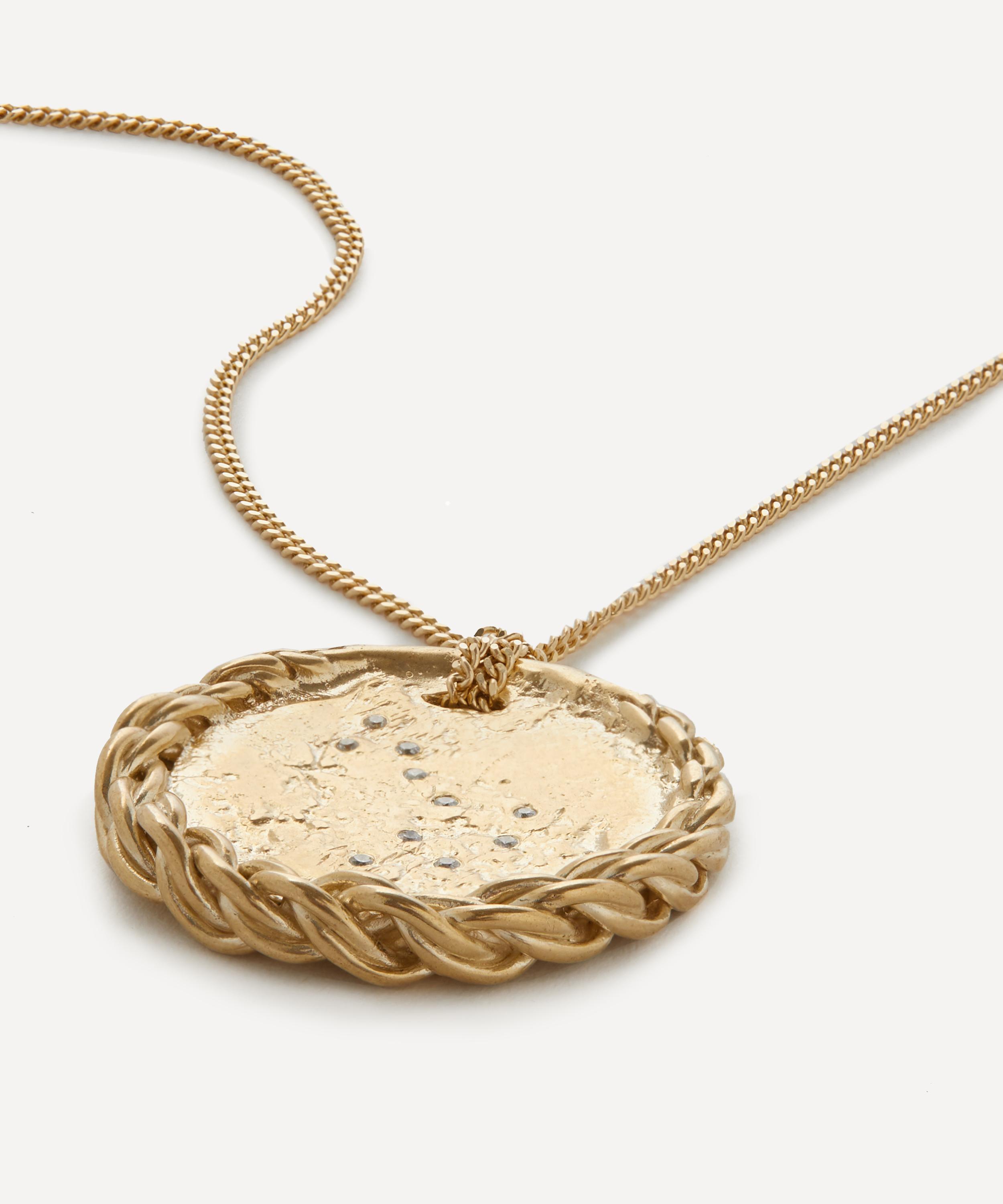 9ct gold sale coin necklace