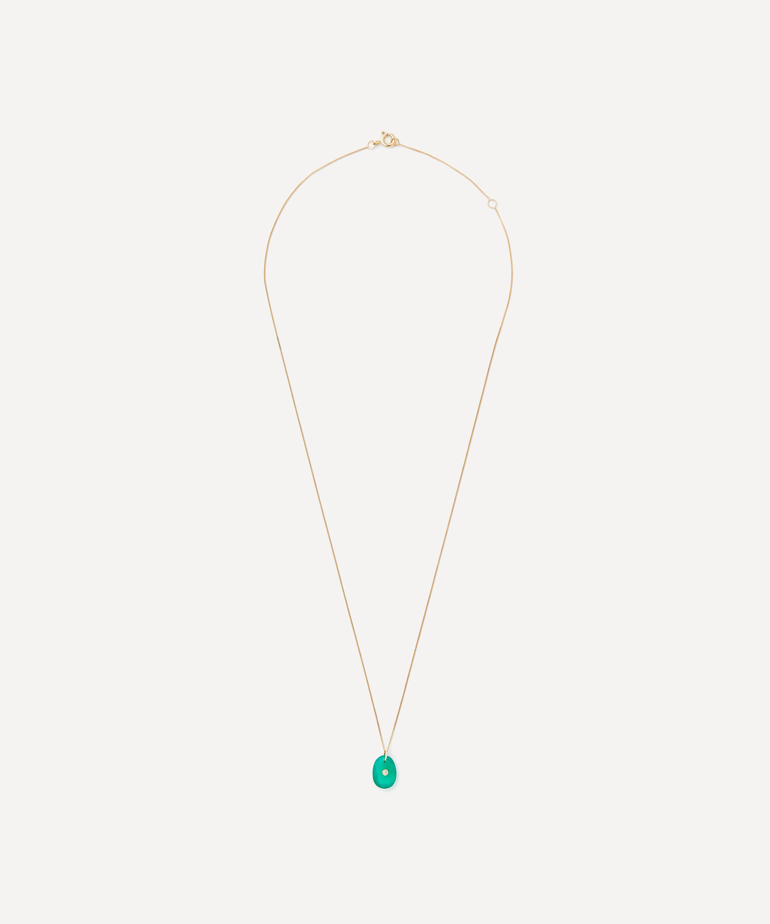 Pascale Monvoisin - 9ct Gold Orso No.1 Green Onyx Necklace image number 2