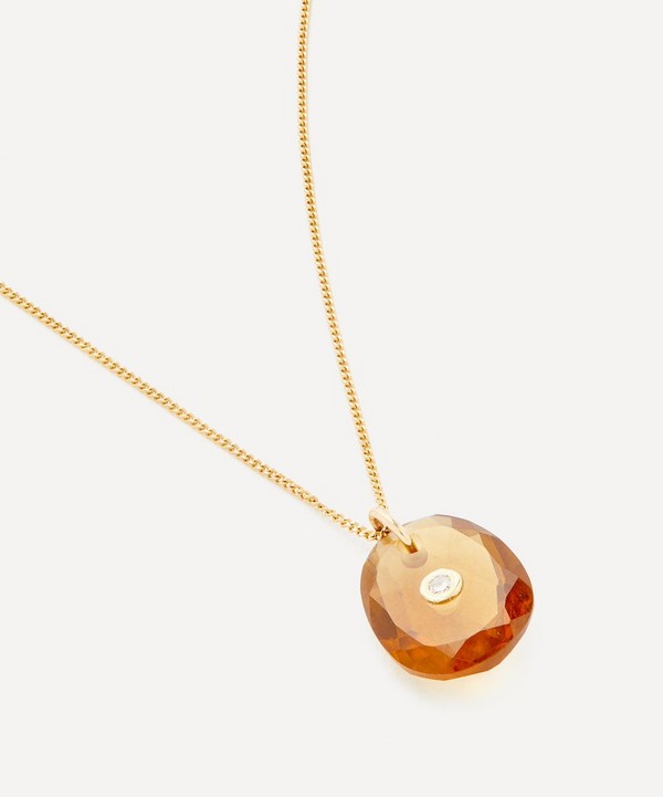 Pascale Monvoisin - 9ct Gold Orso No.1 Honey Quartz Necklace image number null