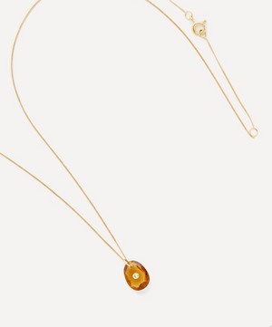 Pascale Monvoisin - 9ct Gold Orso No.1 Honey Quartz Necklace image number 3
