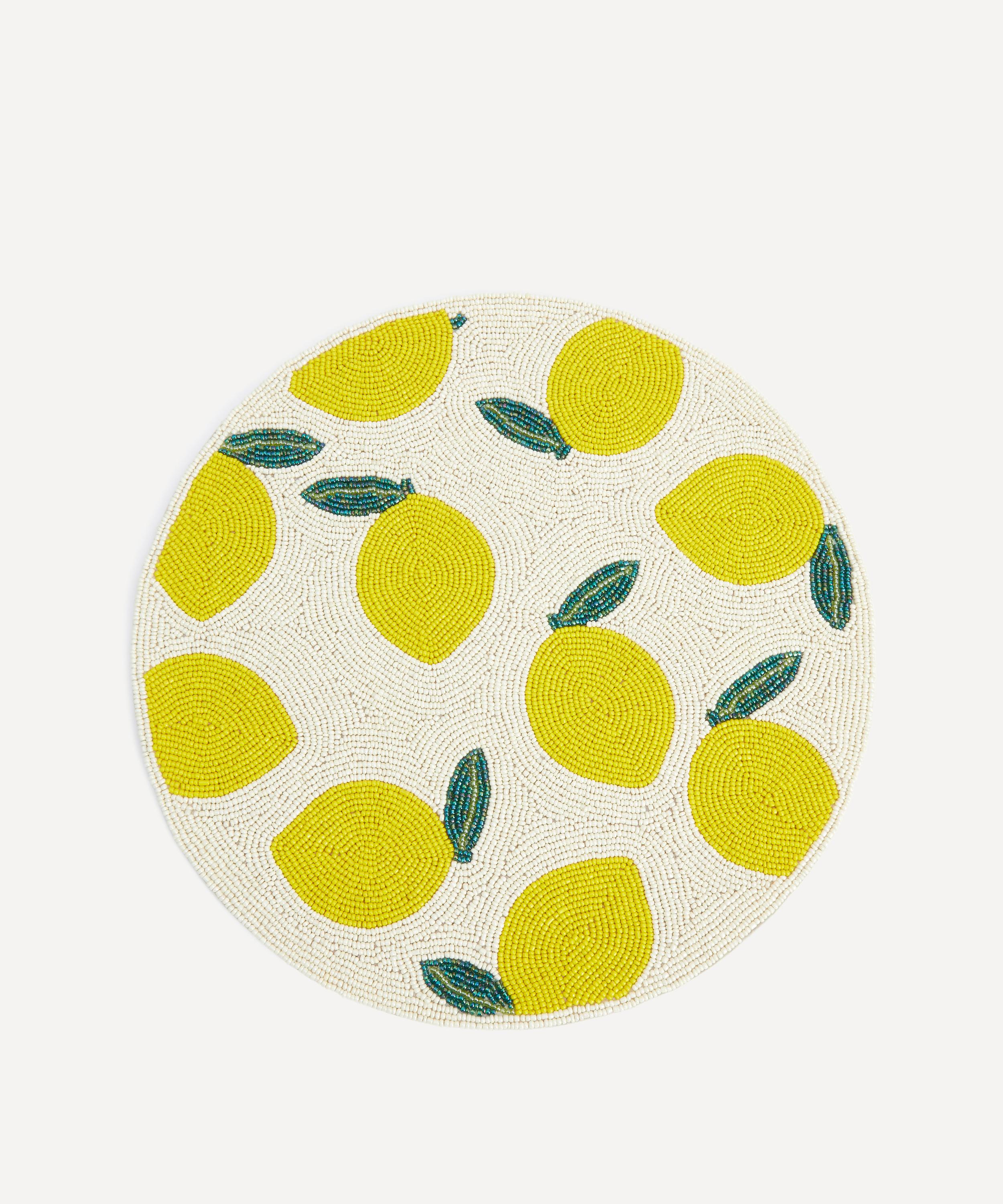 Les Ottomans - Lemon Beaded Placemat image number 0
