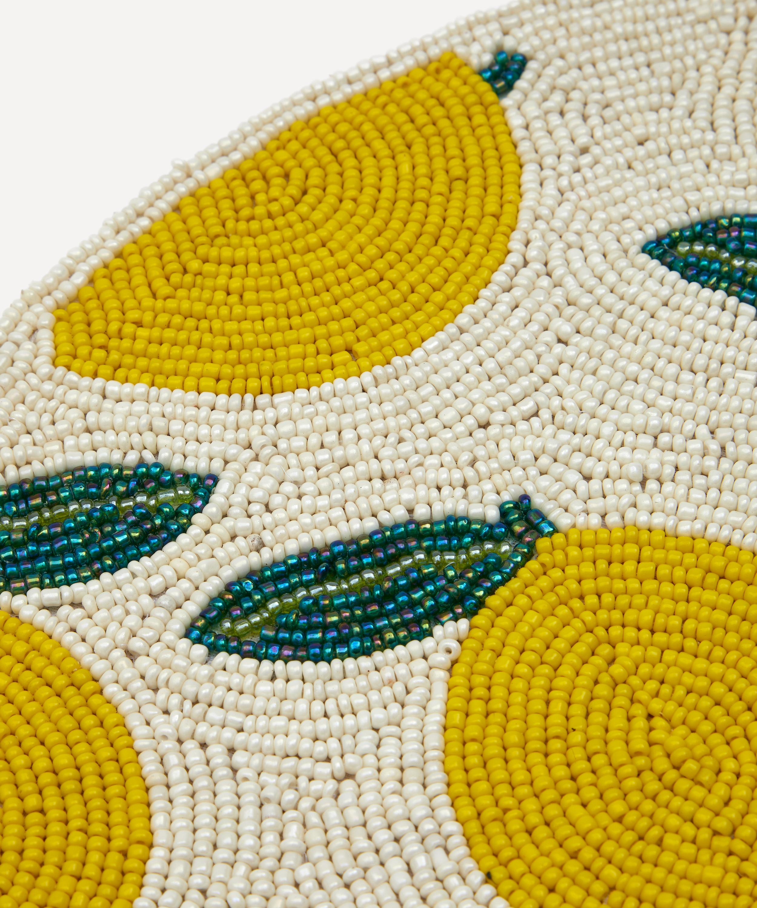 Les Ottomans - Lemon Beaded Placemat image number 2