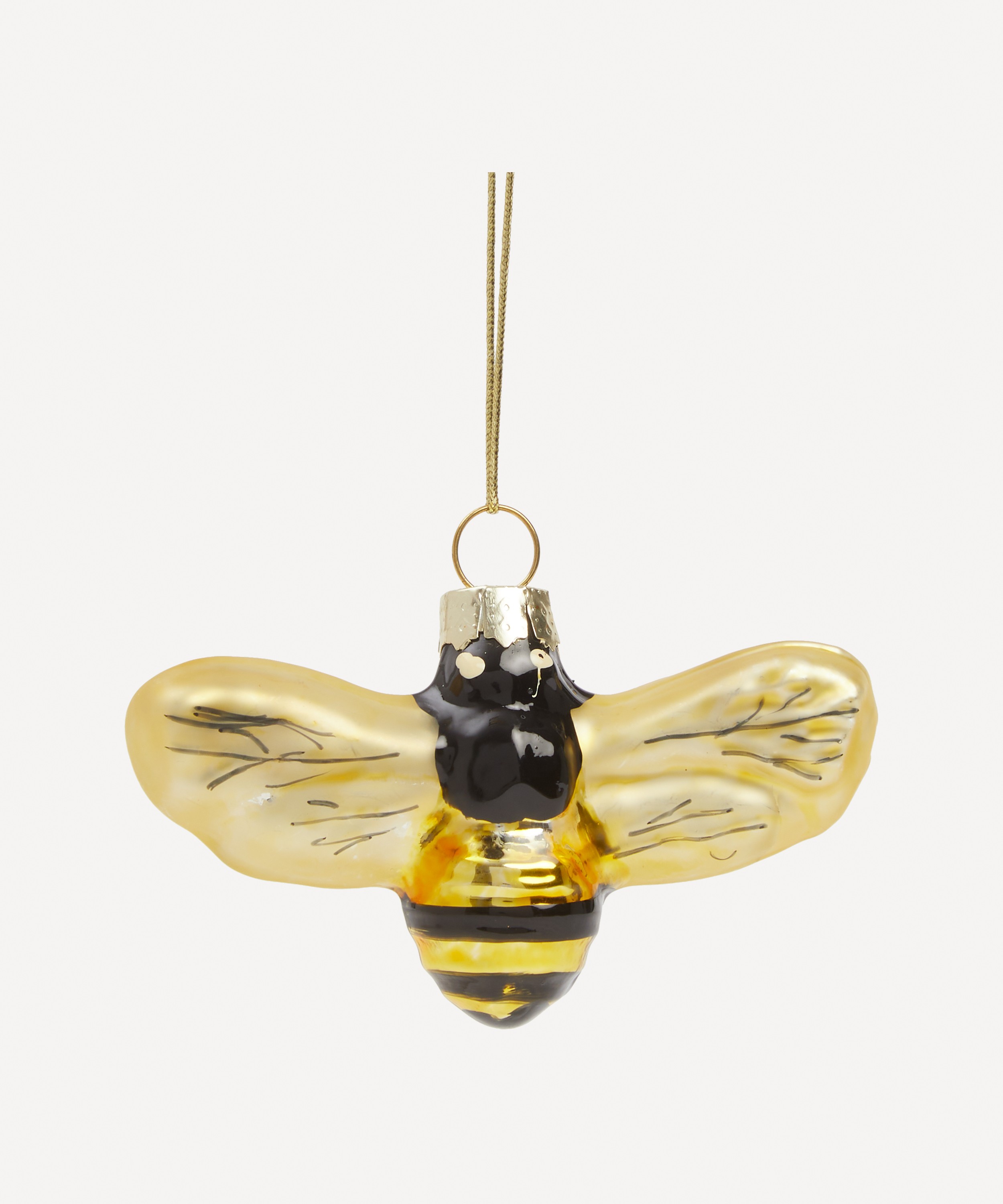 Gold Bee Wall Decoration Ornament Hanging Gift Bumble Home Accessories Decor