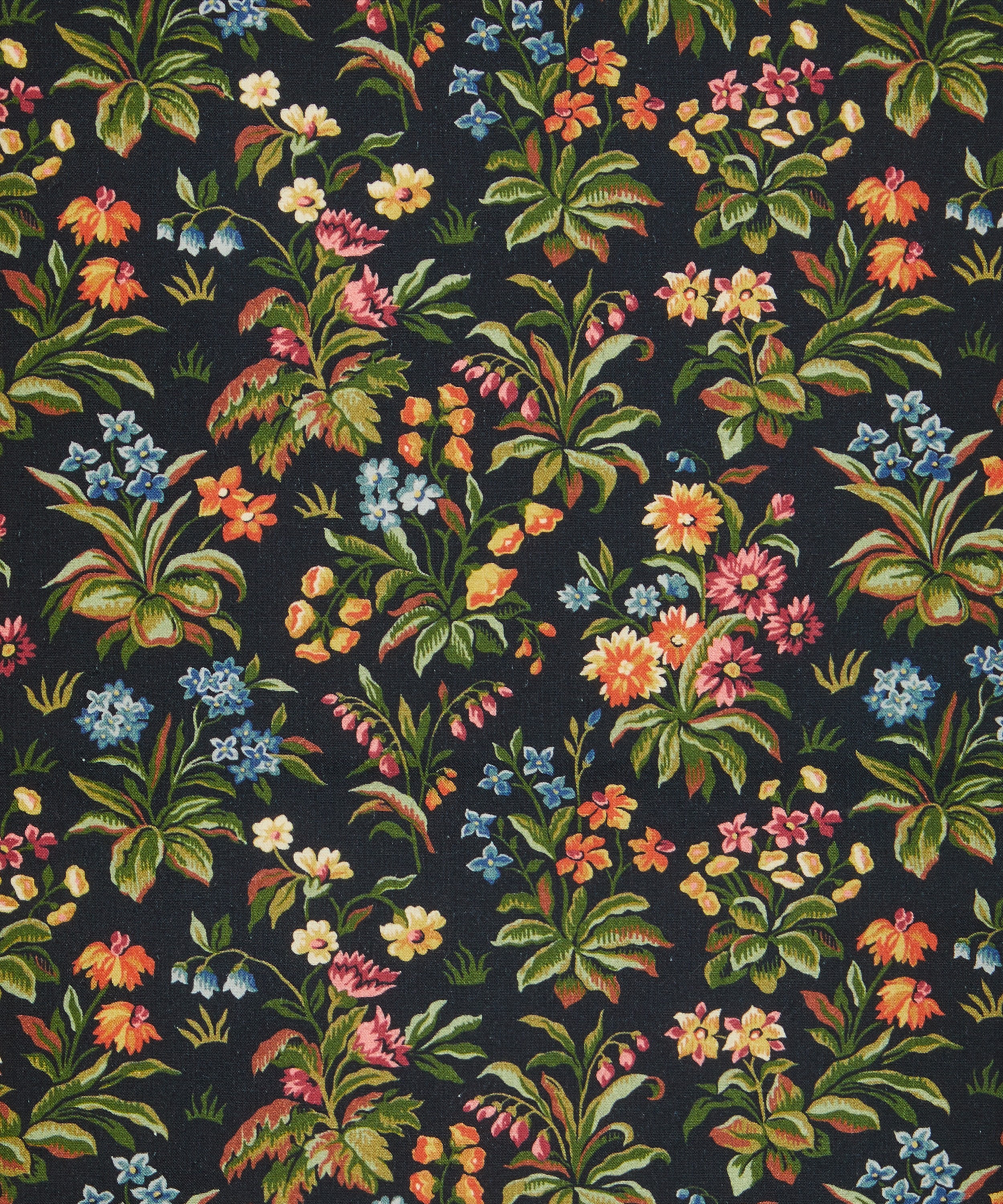 Fable Floral (black) JUMBO Fabric