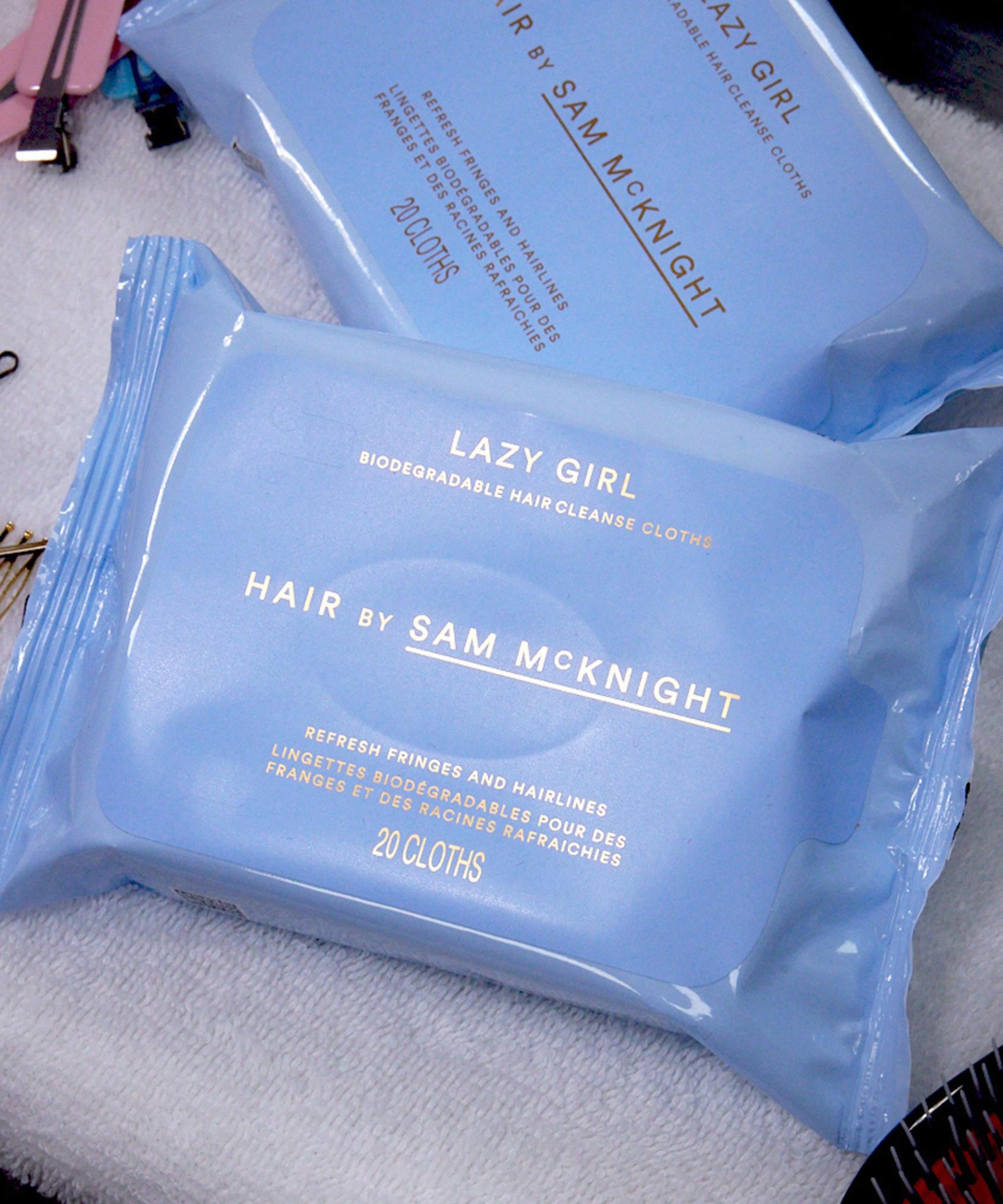 Hair by Sam McKnight - Lazy Girl Biodegradable Hair Cleanse Cloths Pack of 20 image number 1