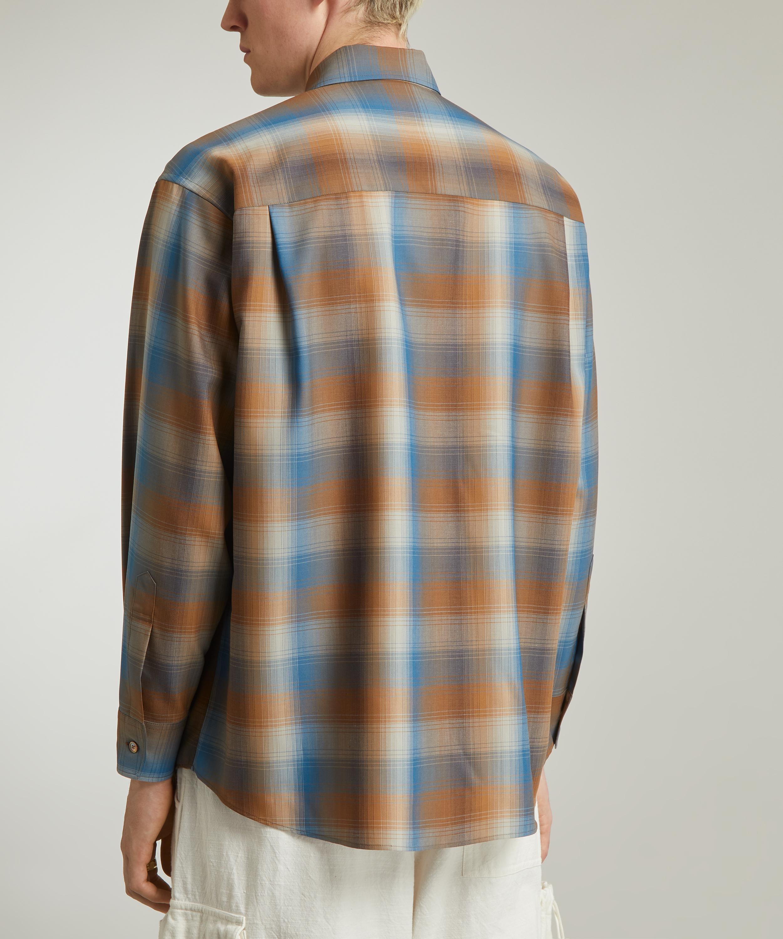 Auralee Super Light Wool Check Shirt | Liberty