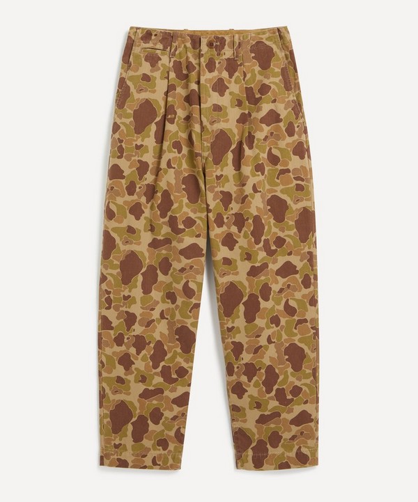 Kapital - Camouflage-Print Cotton-Twill Trousers image number null