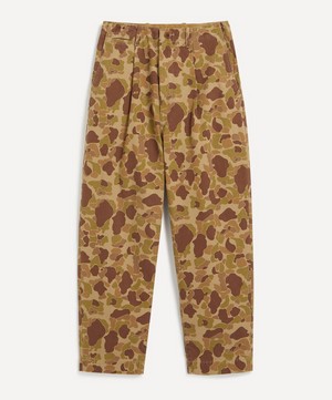 Kapital - Camouflage-Print Cotton-Twill Trousers image number 0