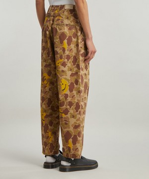 Kapital - Camouflage-Print Cotton-Twill Trousers image number 3