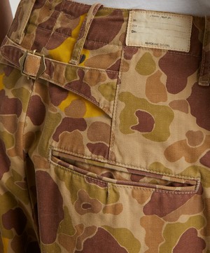 Kapital - Camouflage-Print Cotton-Twill Trousers image number 4