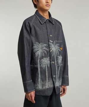 Kapital - Palm Tree Jacquard Denim Jacket image number 2