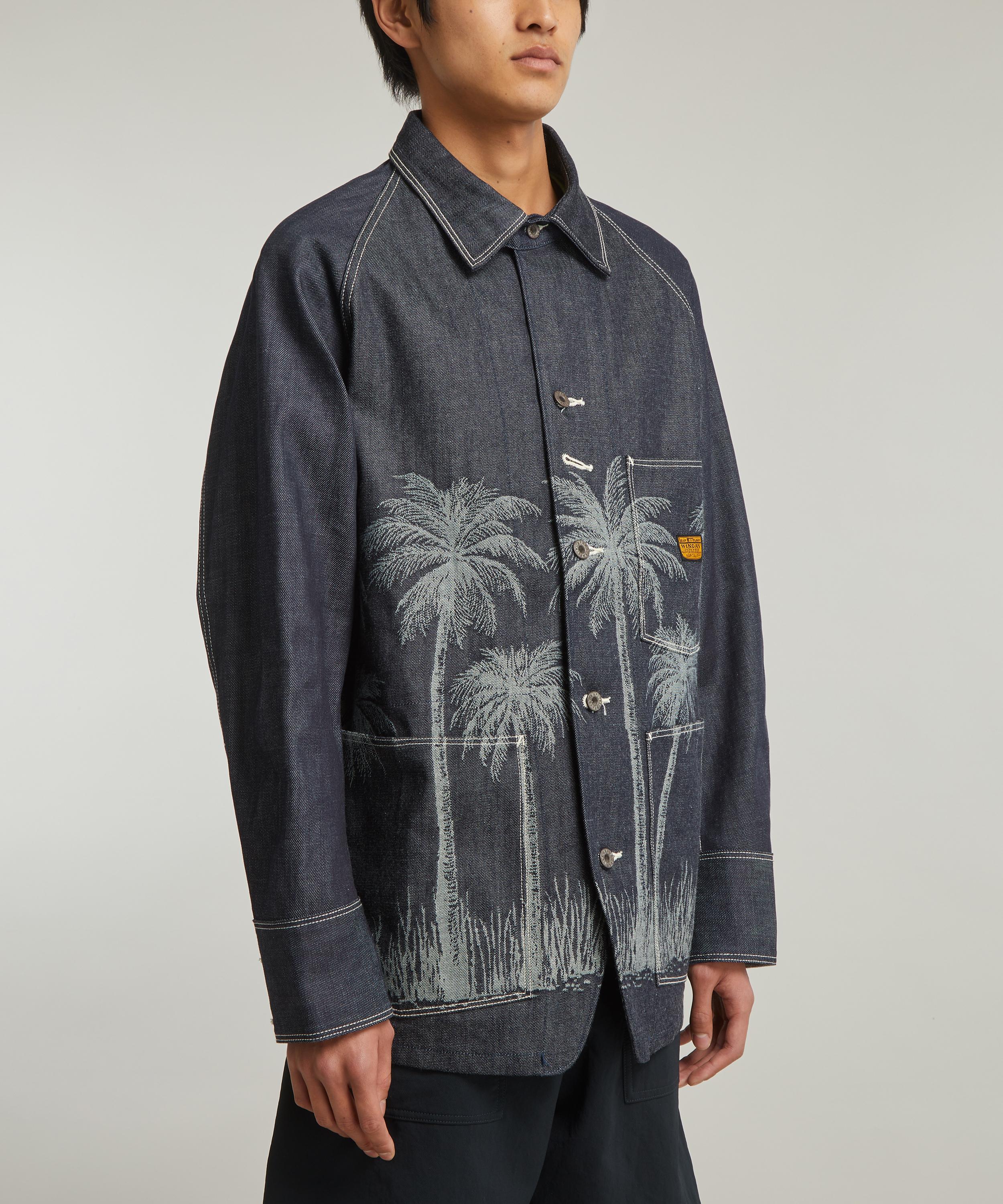 Kapital Palm Tree Jacquard Denim Jacket