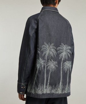 Kapital - Palm Tree Jacquard Denim Jacket image number 3